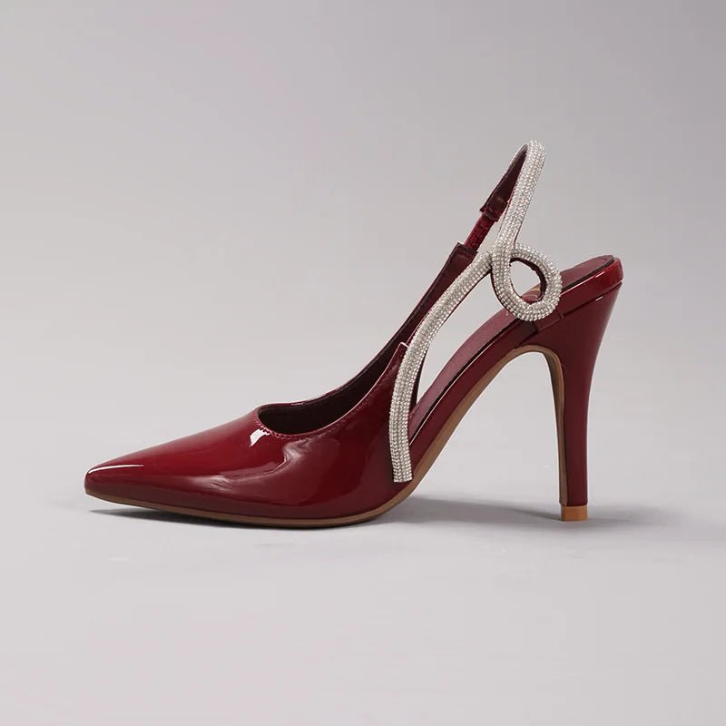 Cristallina Rhinestone Slingback Pumps