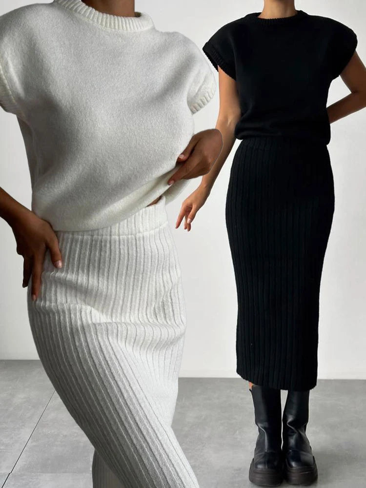 Origin Ribbed Skirt Set