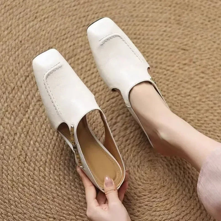 Foldvamp Square-Toe Mules