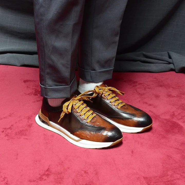 Marcelli Oxford Leather Sneakers