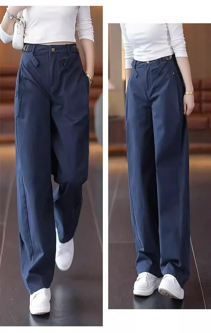 Salerno Wrap-Front Wide-Leg Trousers