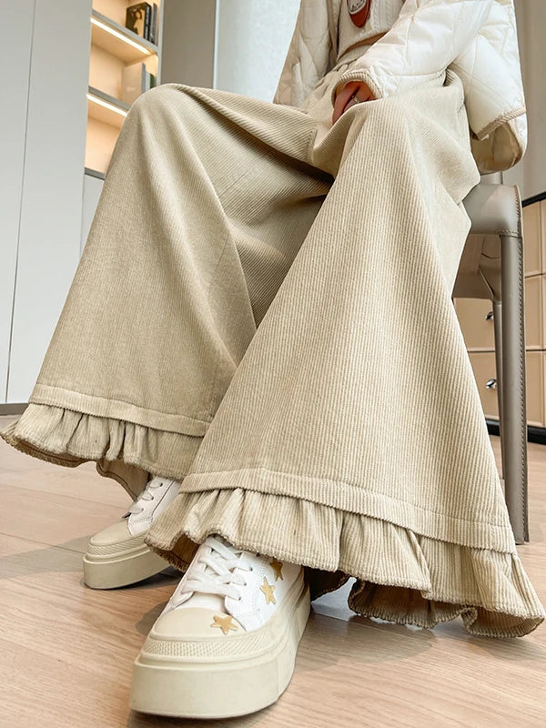 Harper Draped Corduroy Pants