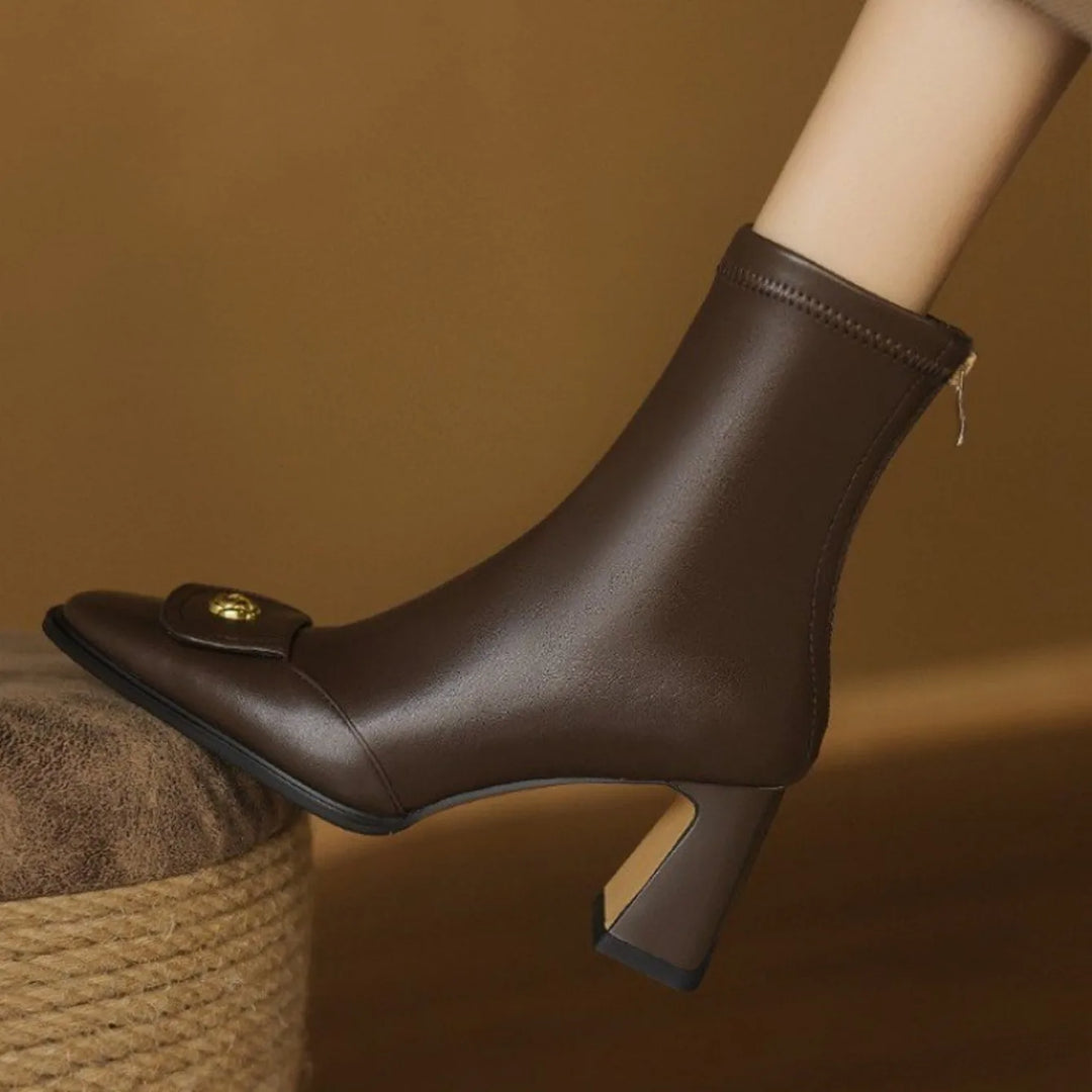 Camellia Crest Boots