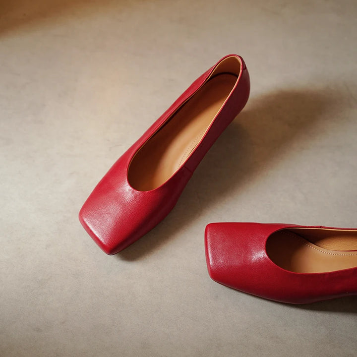 Portia Square Toe Pumps