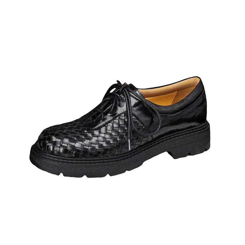 Tressa Woven Leather Oxfords