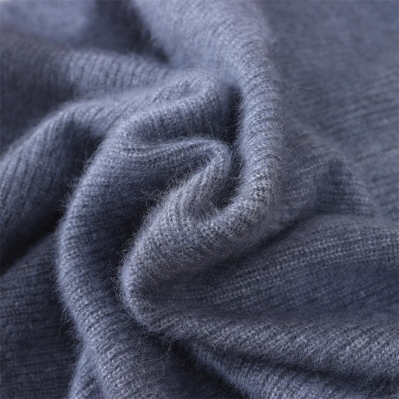 Renley Mink Cashmere Quarter Zip