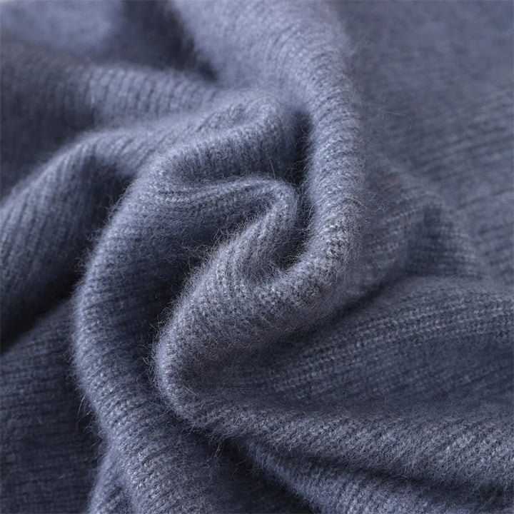 Renley Mink Cashmere Quarter Zip