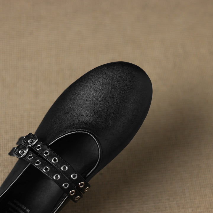 Valentina Buckle Flats