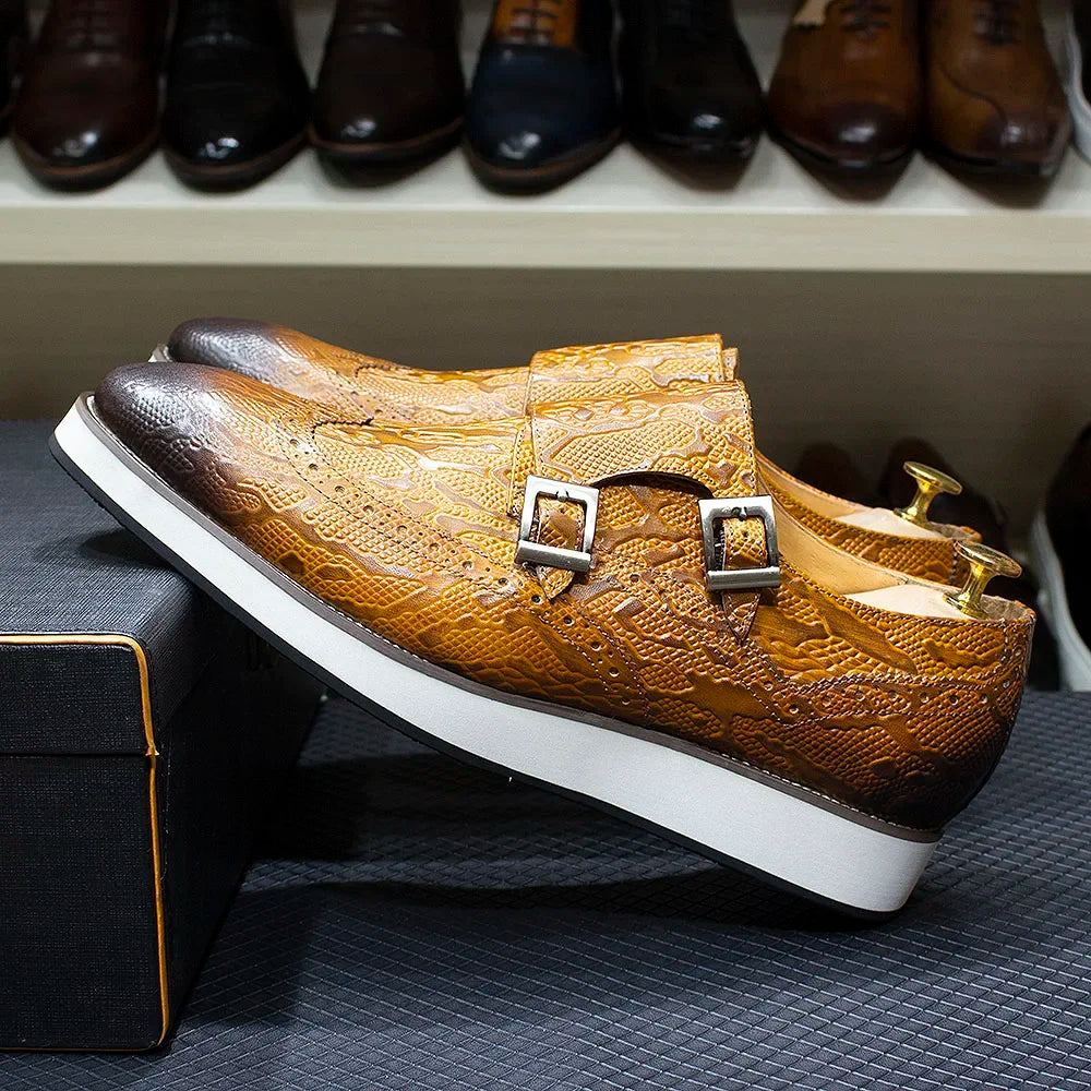 Serpente Monk Strap Brogues