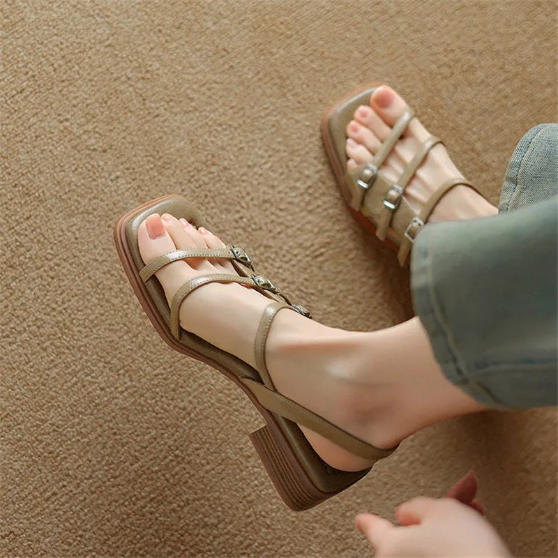 Brielle Buckle Slingbacks