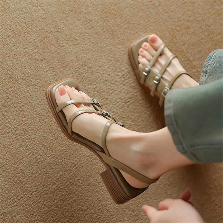 Brielle Buckle Slingbacks