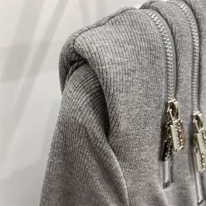 Vesper Zip Knit Top