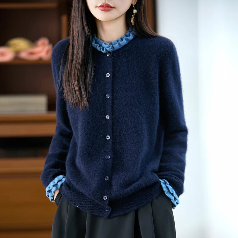 Rosewood Merino Cardigan