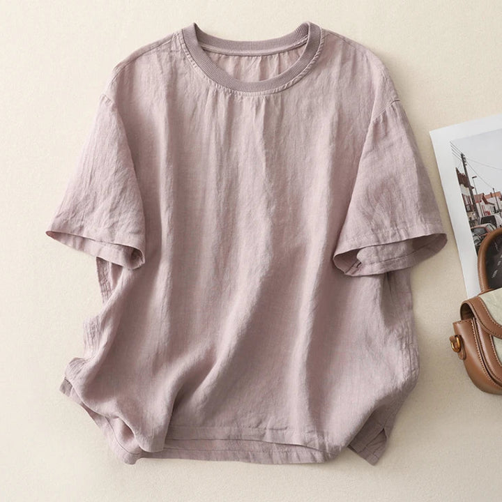 Breeza Cotton Linen Tee