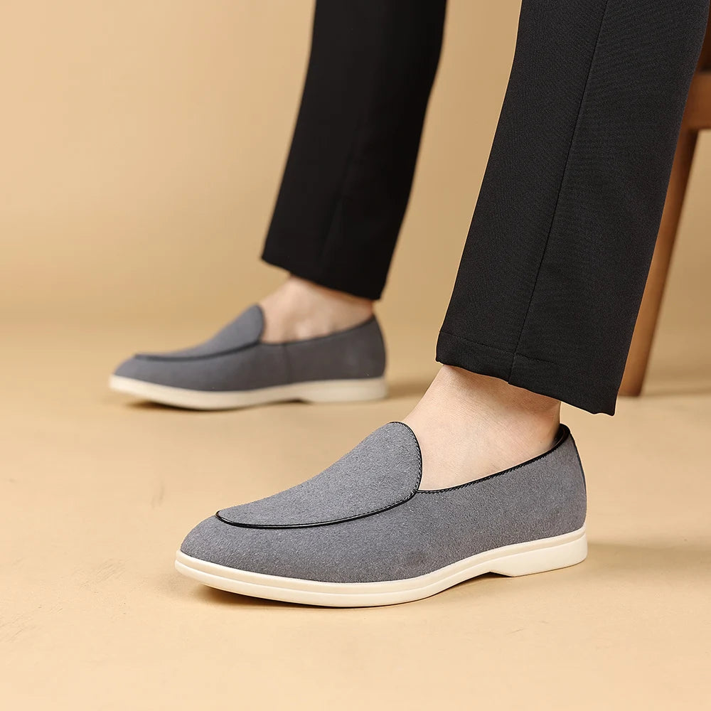 Armano Suede Slip Ons