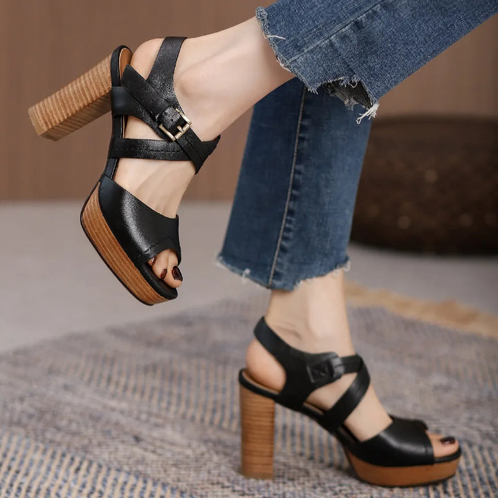 Adriana Platform Heel Sandals