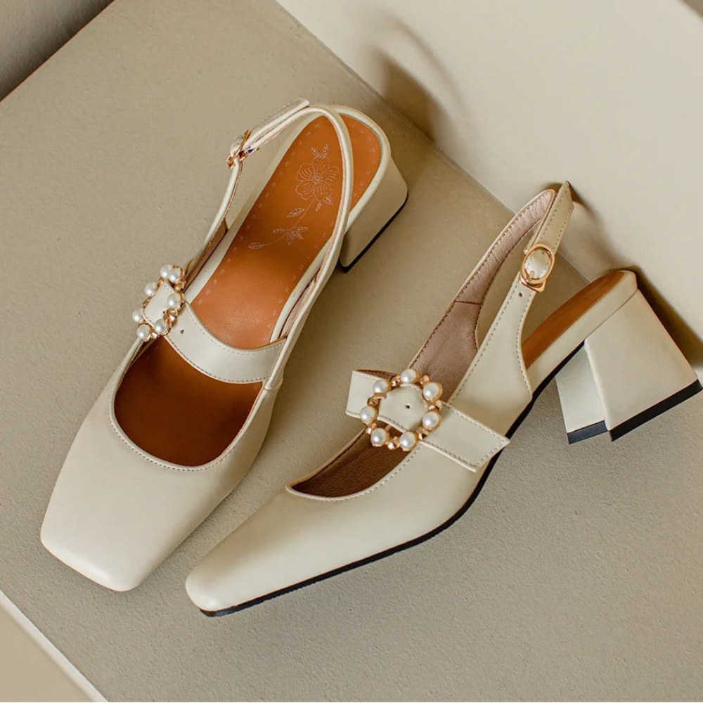 Grace Pearl Slingbacks