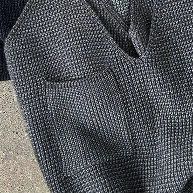 Waffleknit Slouch Vest