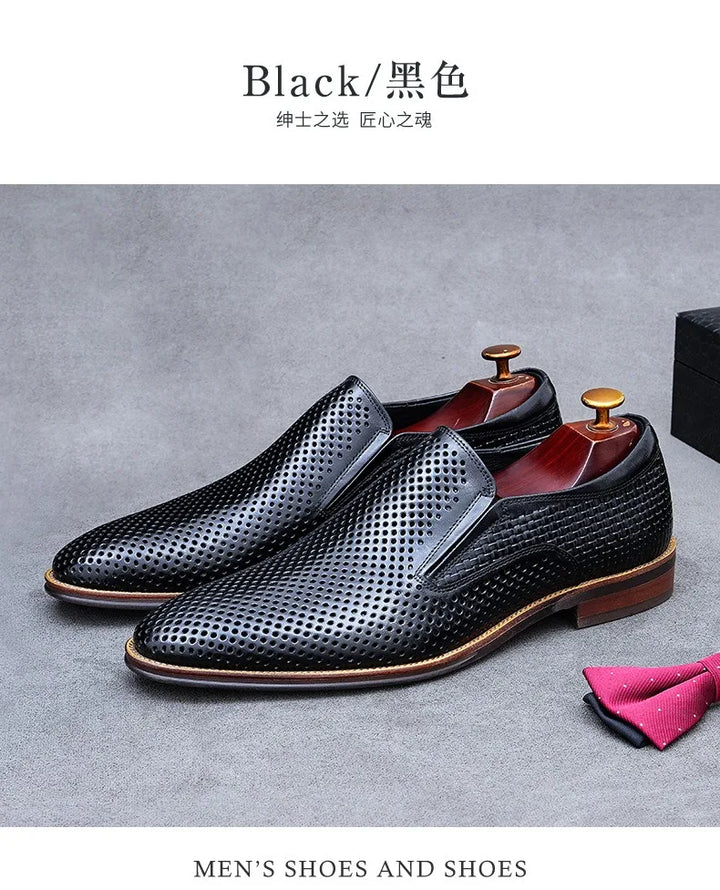 Traforato Perforated Leather Loafers