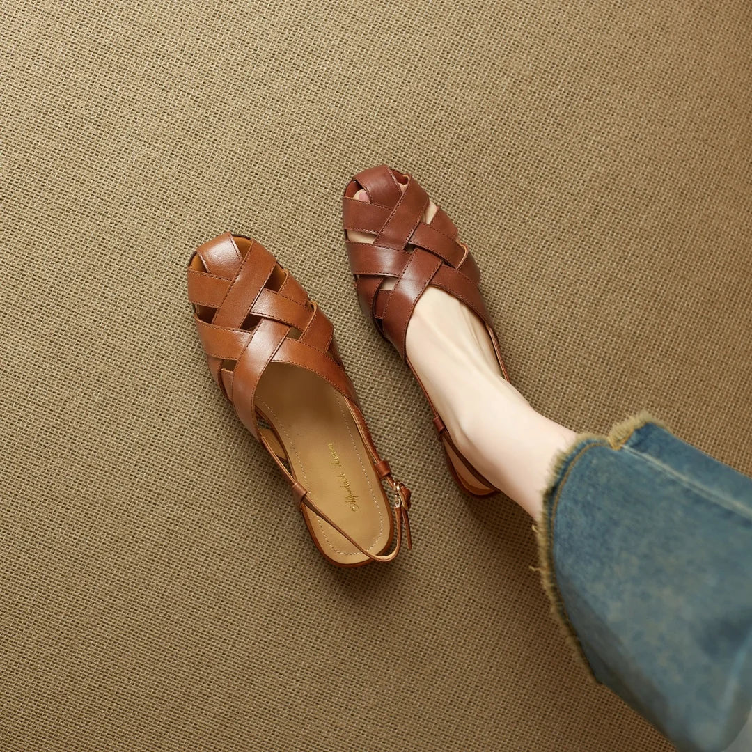 Tressa Woven Slingbacks