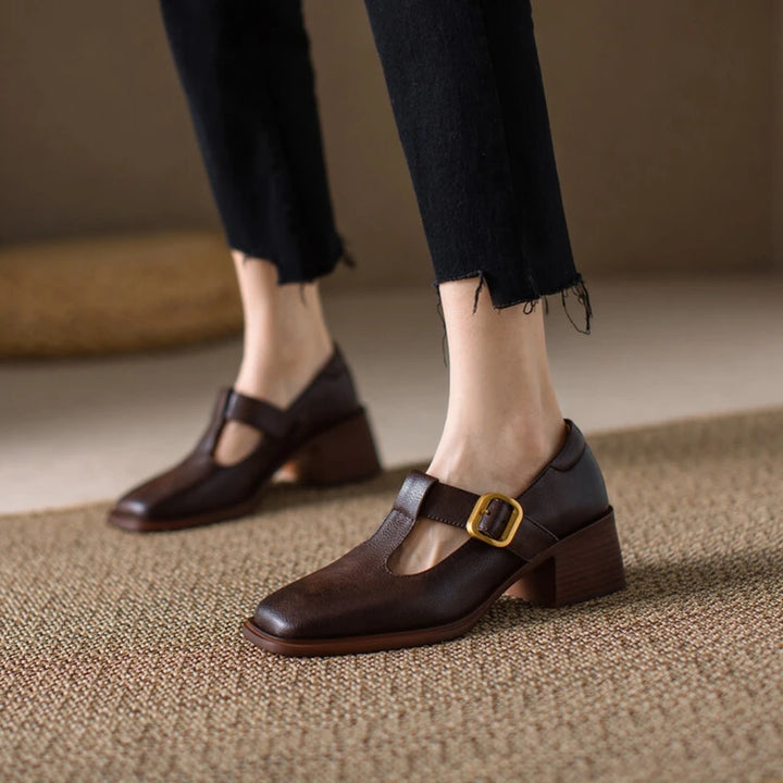 Emelina Square Toe Mary Janes