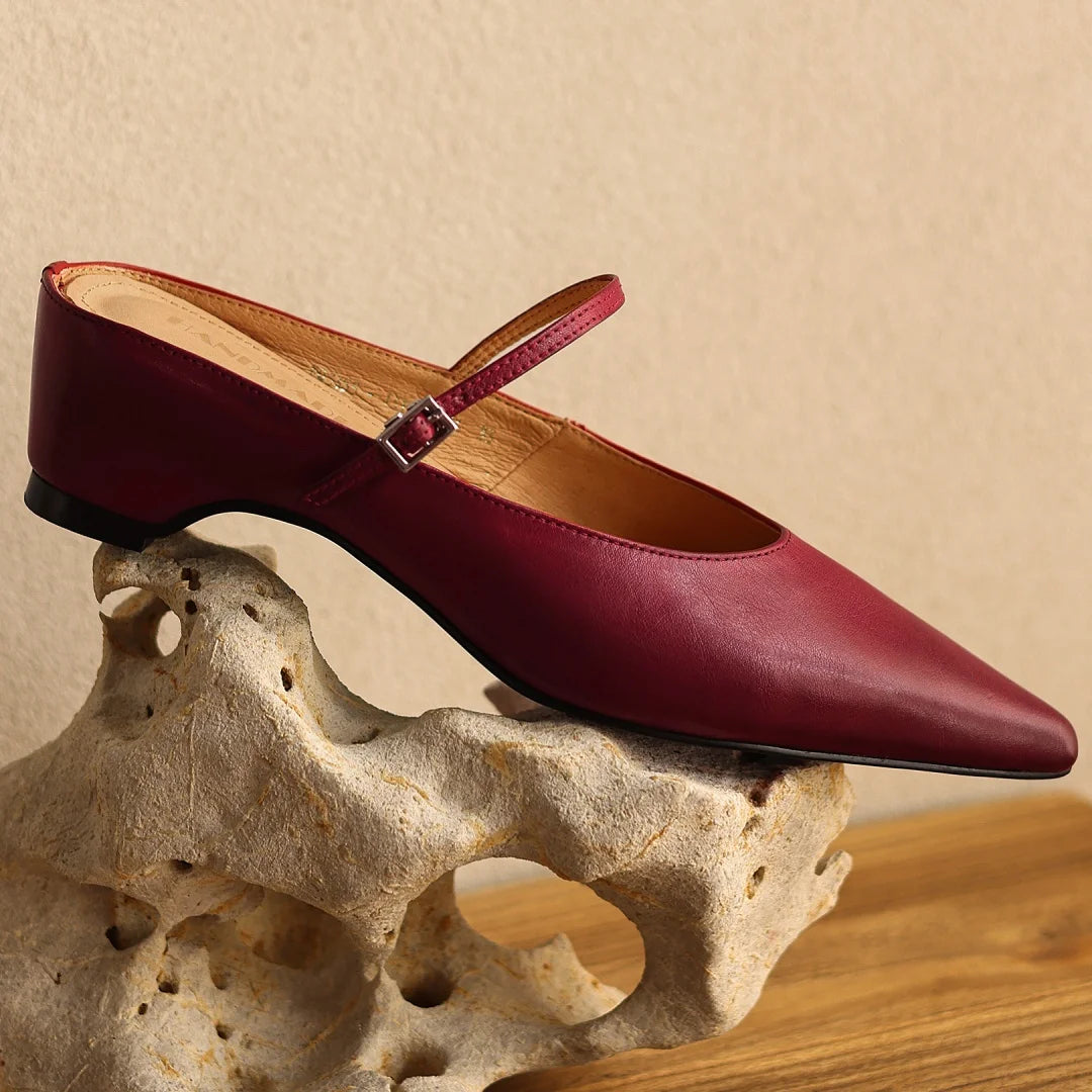 Avina Leather Mules