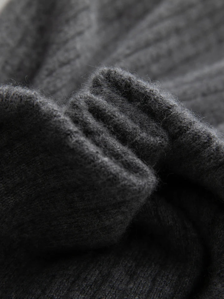 Colette Cashmere Rib Cardigan