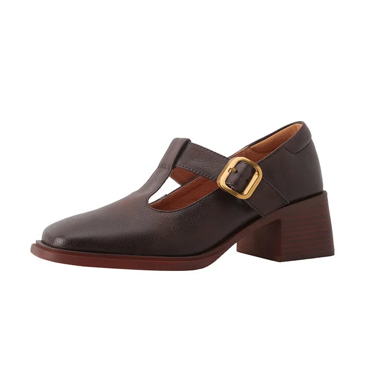 Emelina Square Toe Mary Janes