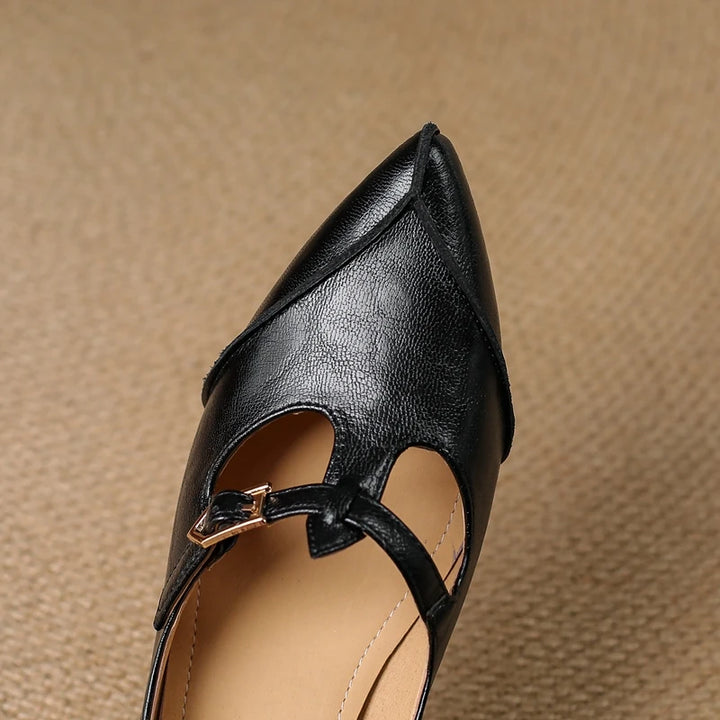 Vexa Leather Heels