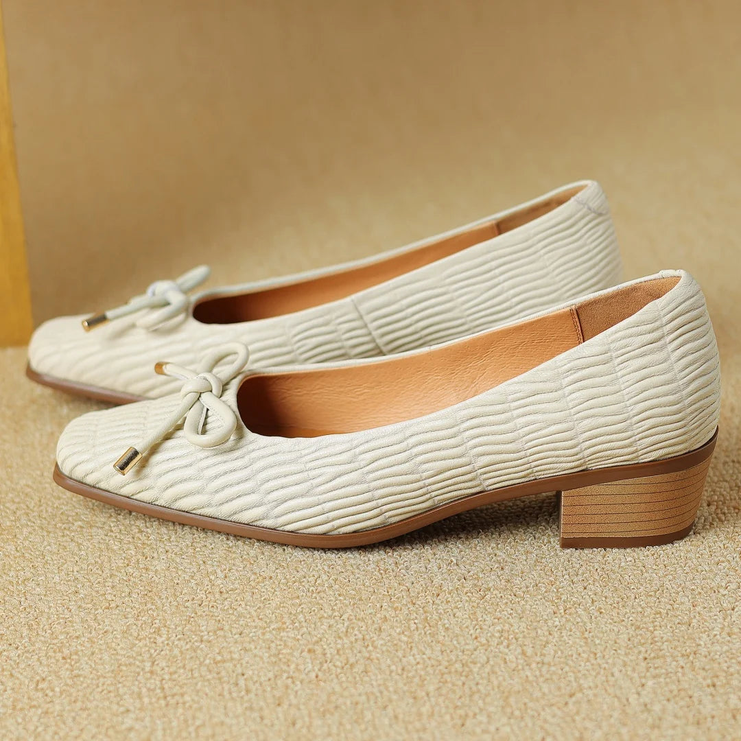 Carrara Ridged Leather Shoes