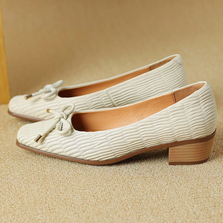 Carrara Ridged Leather Shoes