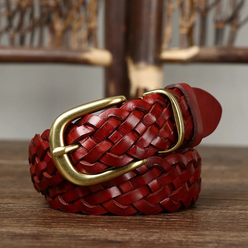 Keystone Braided Leather Belt