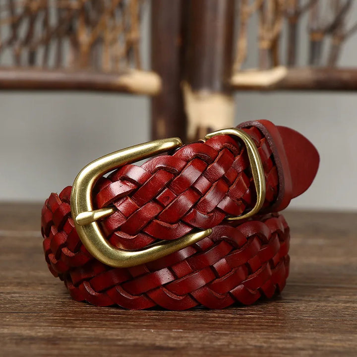 Keystone Braided Leather Belt