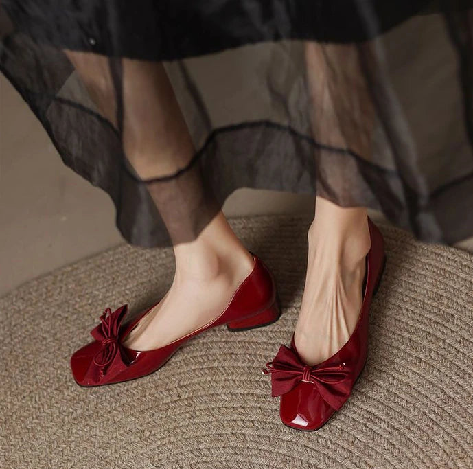 Coquette Bow Flats