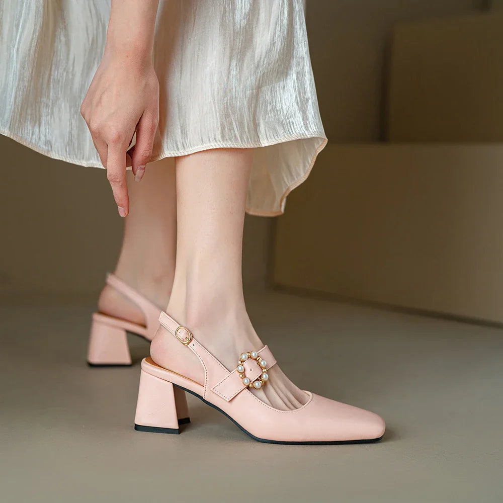 Grace Pearl Slingbacks