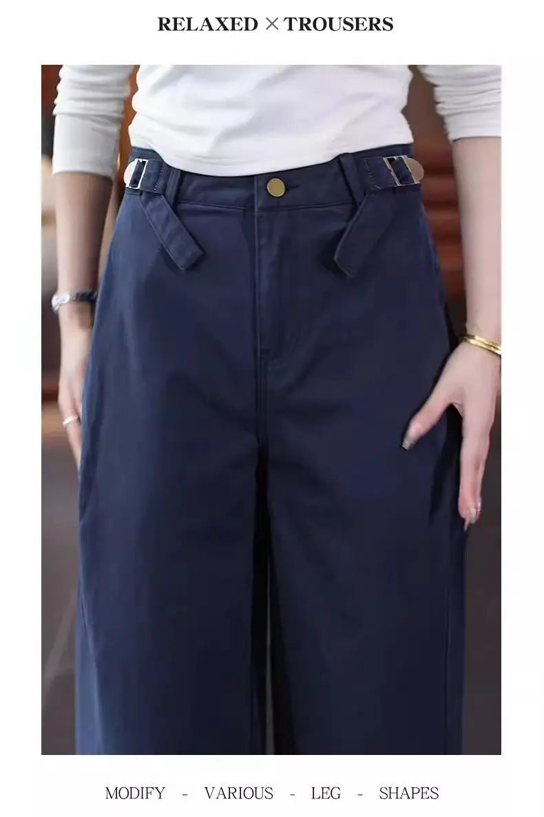 Salerno Wrap-Front Wide-Leg Trousers