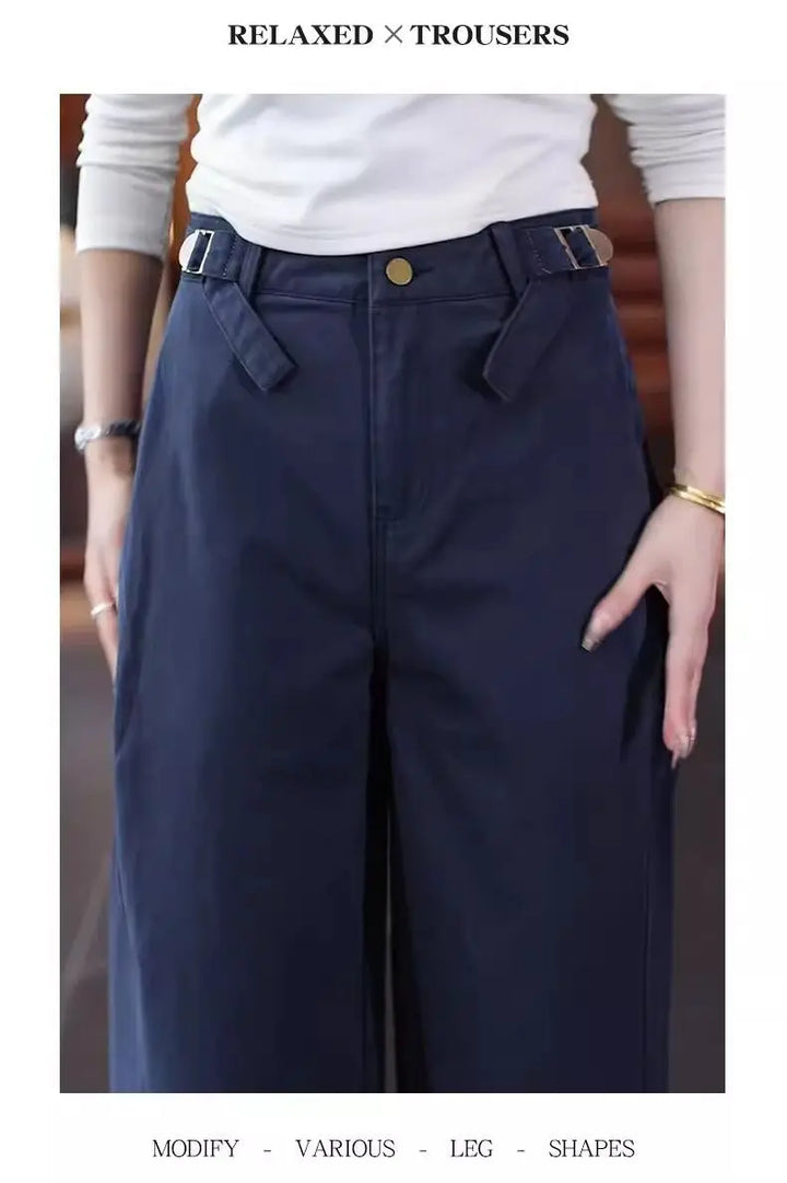 Salerno Wrap-Front Wide-Leg Trousers