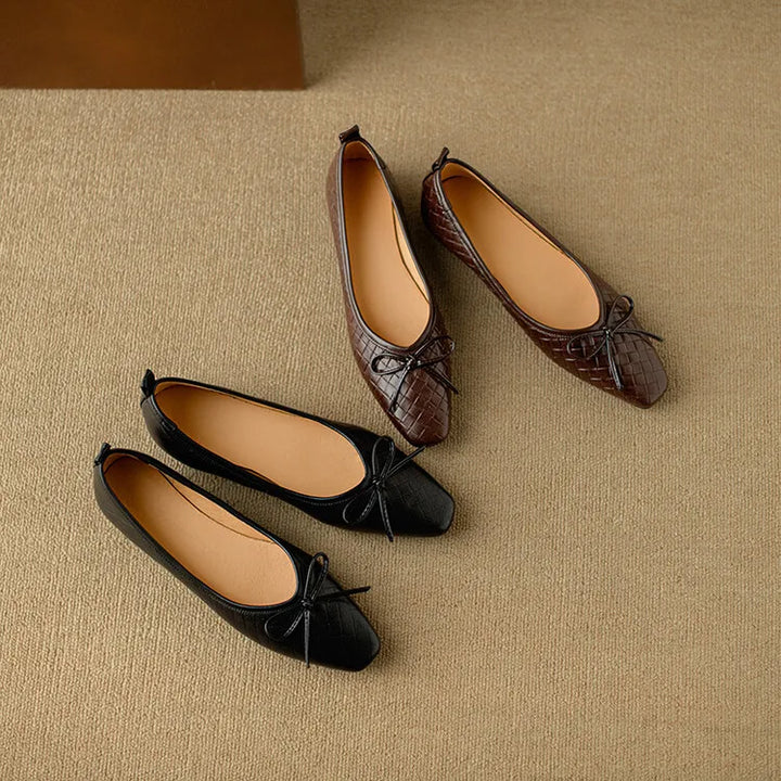 Mosaico Leather Flats