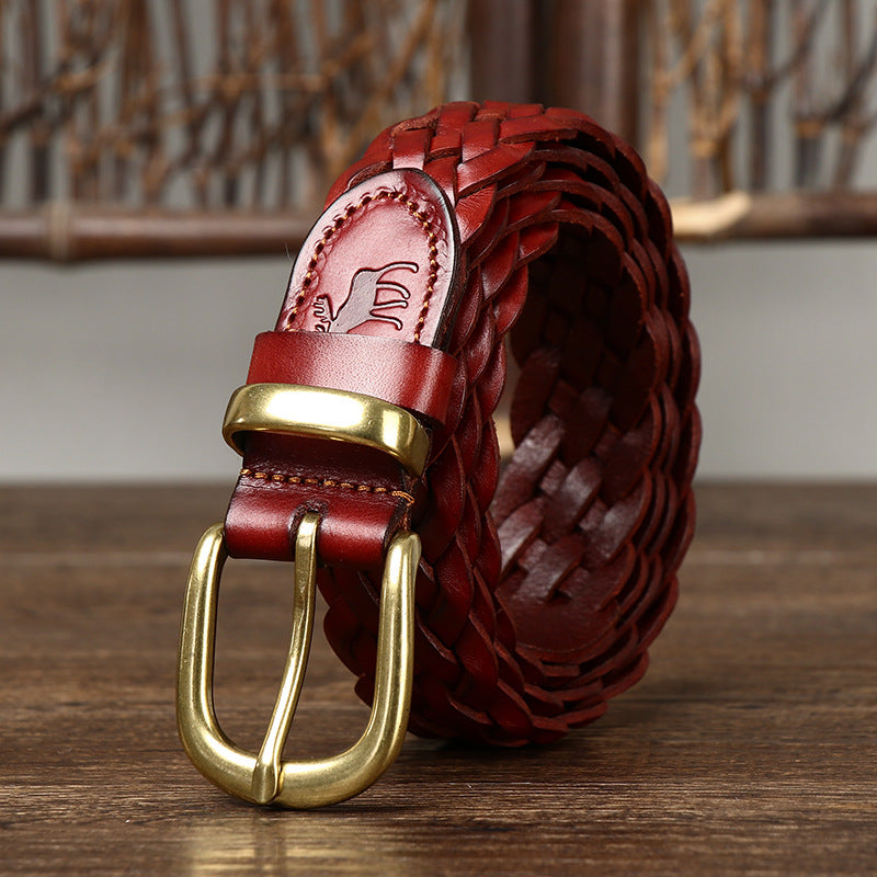Keystone Braided Leather Belt
