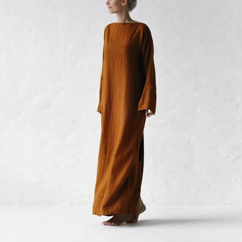 Solstice Linen Maxi Dress