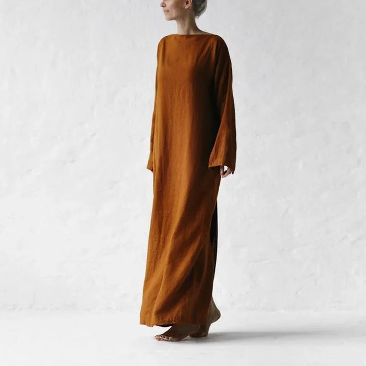 Solstice Linen Maxi Dress