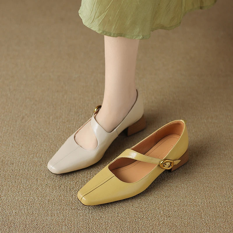 Colette Leather Mary Janes