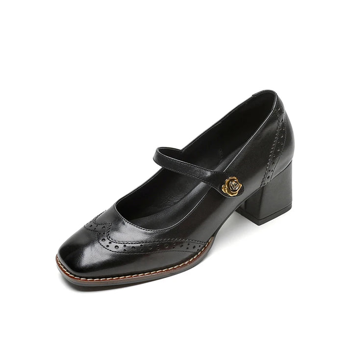 Hartleigh Brogue Mary Janes