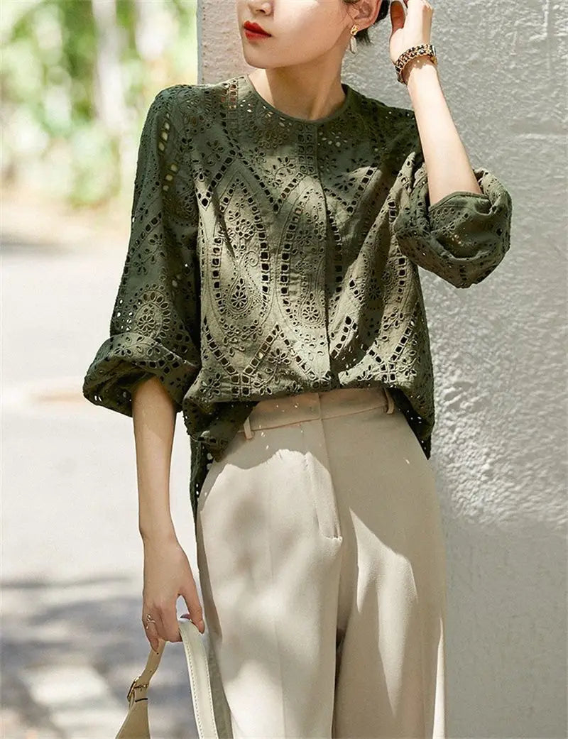 Botanica Crochet Top
