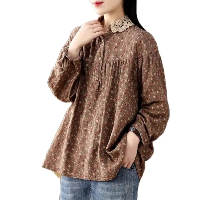 Fleur Linen Blouse