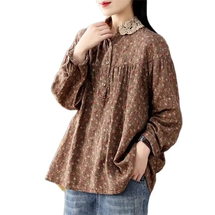 Fleur Linen Blouse