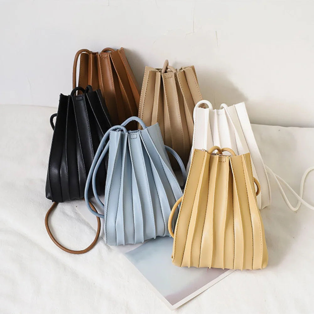 Faye Pleated Crossbody