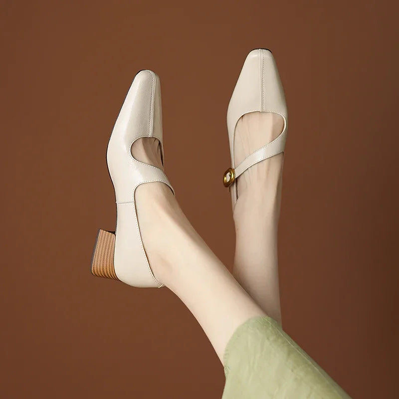 Colette Leather Mary Janes