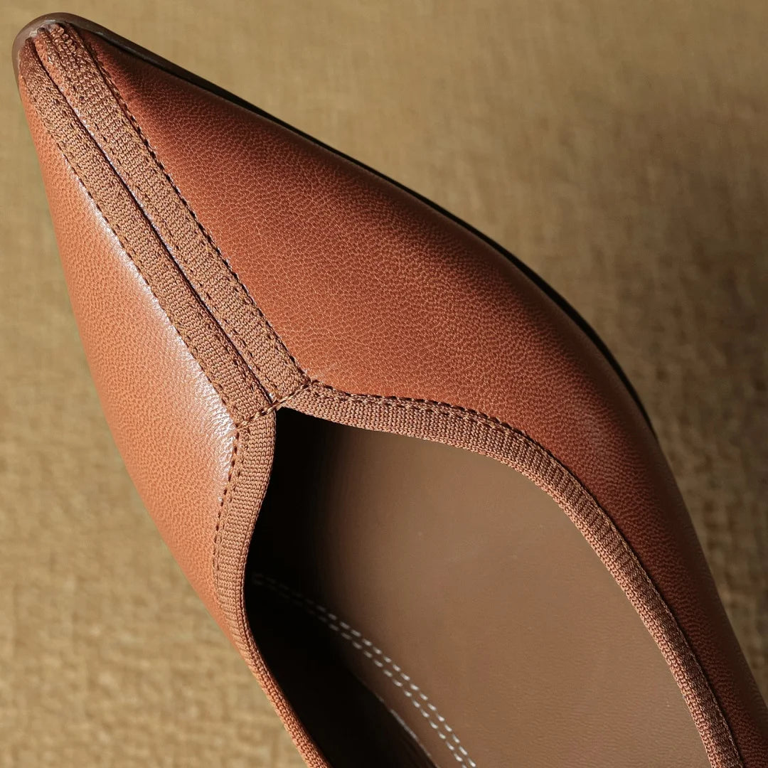 Perlina Ankle-Strap Pointed Pumps