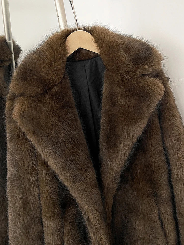 Ivana Faux Fur Coat